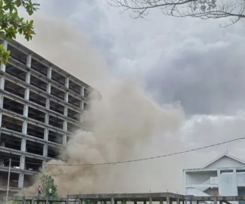 Kebakaran di Bangunan RS Untan Pontianak