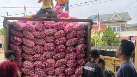 Polda Kalbar Gagalkan 7,2 Ton Bawang Putih Ilegal dari Malaysia