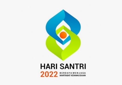 Link Download Logo Hari Santri 2022 PNG dan Zip Resmi dan Tema Peringatan HSN