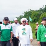 Jalan Sehat Peringatan Harlah Satu Abad NU di Kubu Raya Diikuti Ribuan Warga