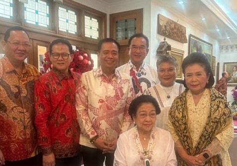 Lasarus Lebaran ke Kediaman Megawati