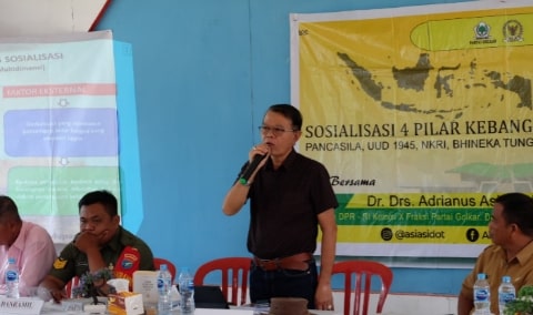 Adrianus Asia Sidot Sebut Empat Pilar Kebangsaan Kunci Hidup Berbangsa dan Bernegara