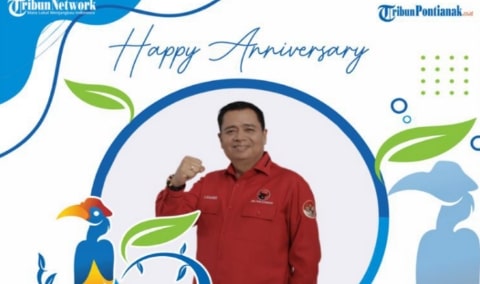 HUT ke-15 Tribun Pontianak, Lasarus: Semoga Terus Jadi Penjernih Informasi