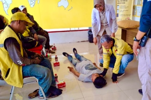 Maxim dan Polres Pontianak Edukasi Pertolongan Pertama Serangan Jantung