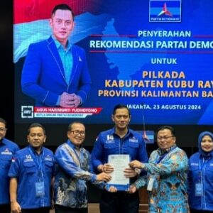 Partai Demokrat Resmi Usung Pasangan Sujiwo-Sukiryanto di Pilkada Kubu Raya