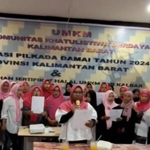 Komunitas UMKM Khatulistiwa Berdaya Deklarasi Pilkada Damai 2024