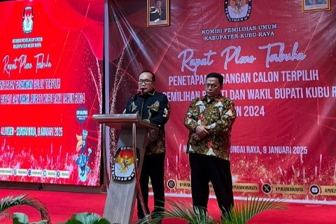 Ditetapkan Jadi Bupati Terpilih, Sujiwo Sampaikan Terima kasih ke Masyarakat Kubu Raya 