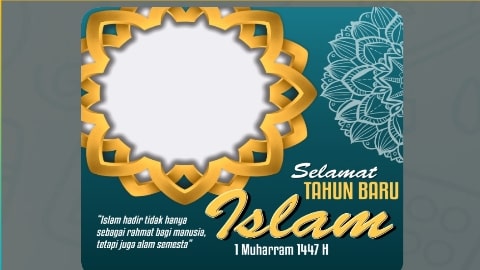 55 Link Twibbon Tahun Baru Islam 1 Muharram 1447 H, Lengkap Cara Menggunakannya