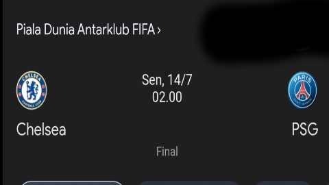 Prediksi Skor Chelsea vs PSG Final Piala Dunia Antarklub 2025
