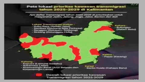 Tuai Penolakan, Inilah 4 Wilayah Kalbar Masuk Proram Transmigrasi Nasional