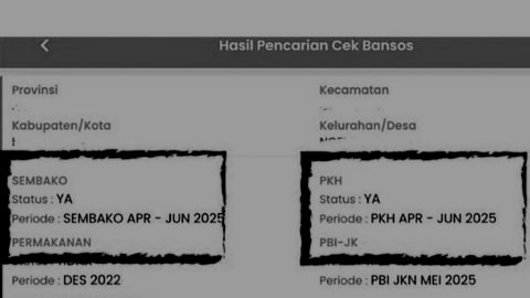 Cara Cek Bansos PKH dan BPNT 2025 Lewat Aplikasi Kemensos