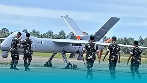 Drone Tempur ANKA Canggih Tiba di Pontianak, Bisa Bawa Sistem Senjata Modern