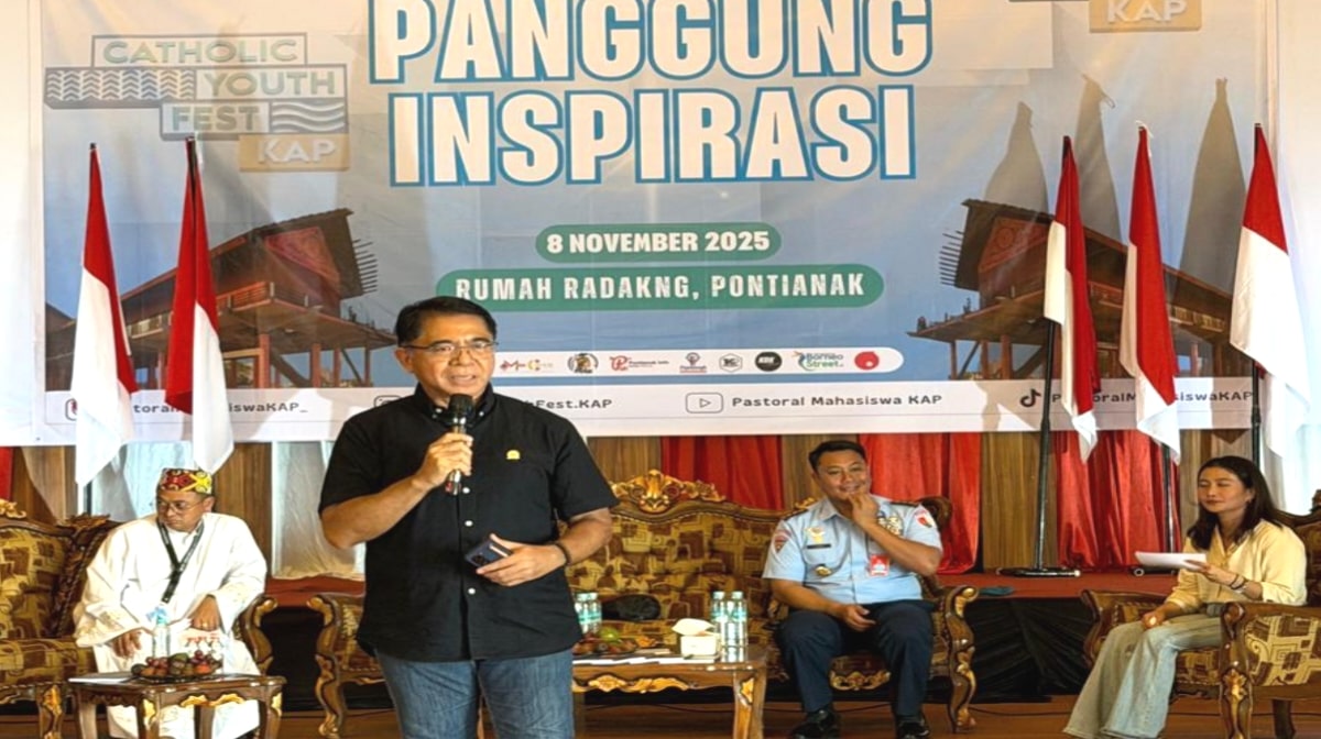 Hadiri Catholic Youth Fest 2025, Sibarani: Anak Muda Pelopor Kemajuan Kalbar