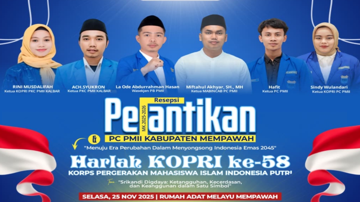 PC PMII Kabupaten Mempawah provinsi Kalimantan Barat