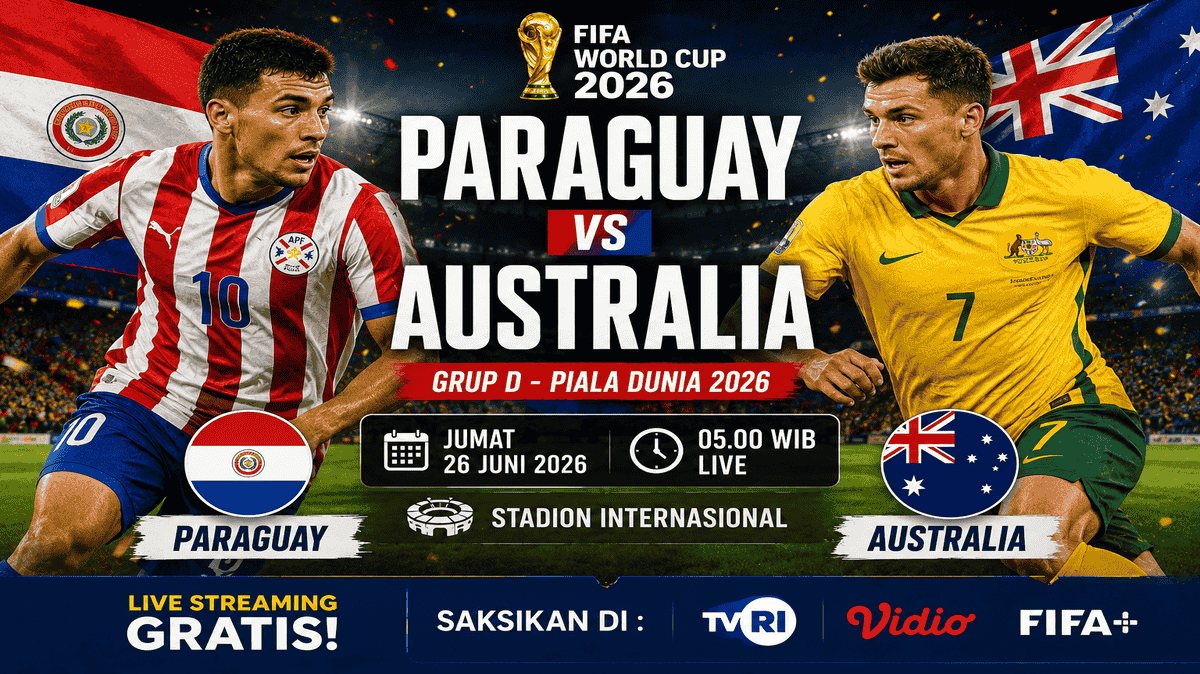 Link Nonton Paraguay vs Australia Gratis: Adu Ketangguhan Amerika Selatan dan Asia di Panggung Piala Dunia 2026
