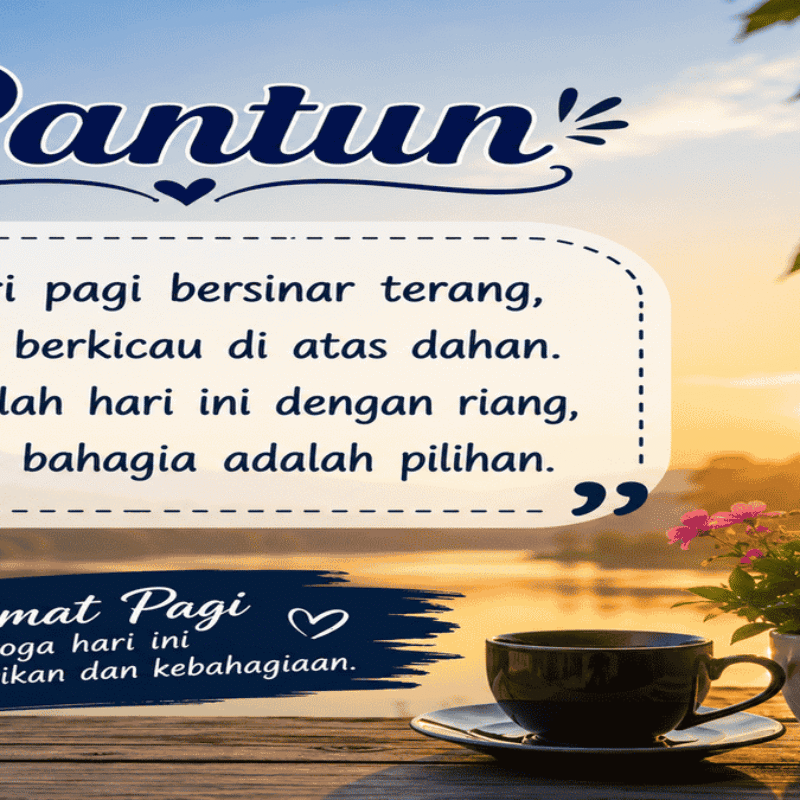ontoh Pantun Melayu Penuh Makna