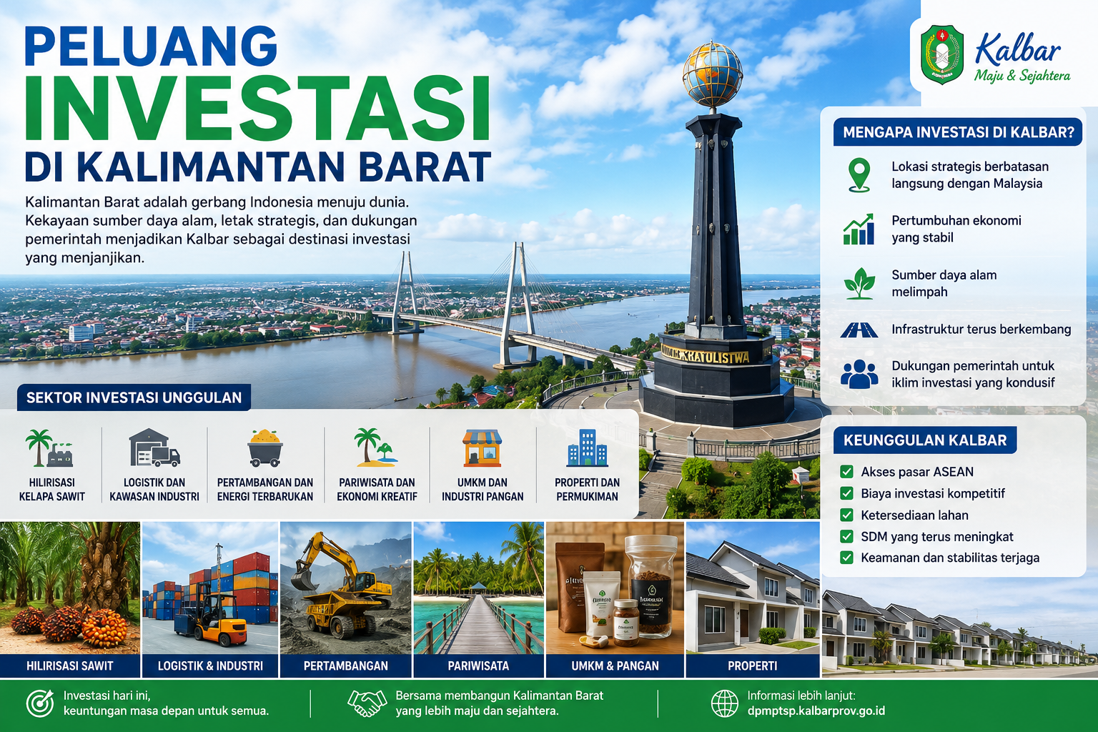 Investasi di Kalimantan Barat 2026: Sawit, Pariwisata hingga Properti Jadi Primadona Investasi di Kalimantan Barat 2026: Sawit, Pariwisata hingga Properti Jadi Primadona