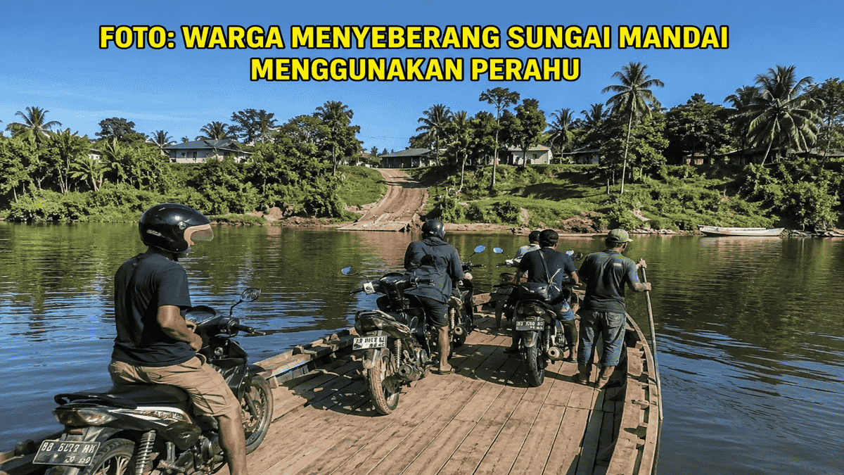 Akses Terisolasi, Warga Dusun Nanga Saray Minta Pemerintah Bangun Jembatan Sungai Mandai