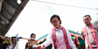 Warga Desa Sepangah Kabupaten Landak Kini Nikmati Air Bersih Berkat SPAM