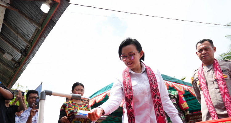Warga Desa Sepangah Kabupaten Landak Kini Nikmati Air Bersih Berkat SPAM