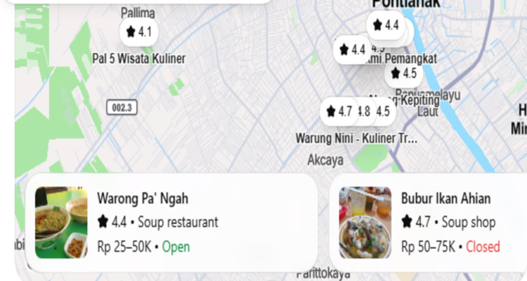 Wisata kuliner Pontianak dengan berbagai makanan khas Kalimantan Barat