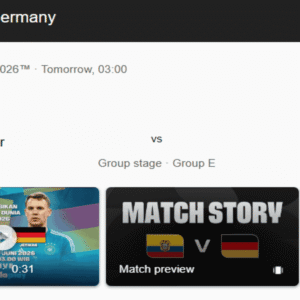 Nonton Siaran Langsung Jerman vs Ekuador Malam Ini: Duel Panas Penentu Nasib di Piala Dunia 2026