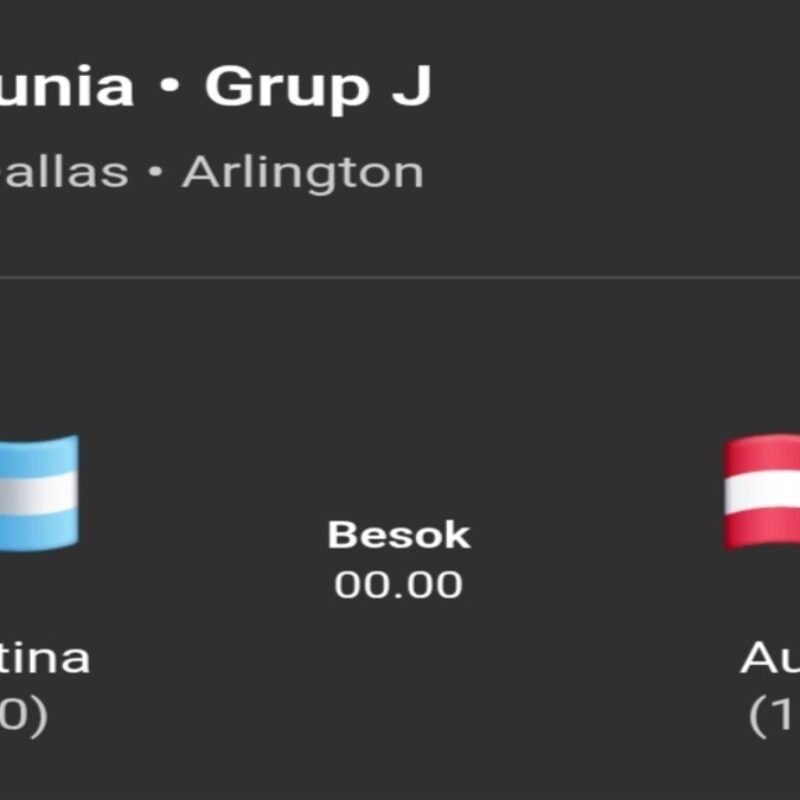 Infografis prediksi pertandingan Argentina vs Austria Piala Dunia 2026 dengan analisis taktik dan skor akhir