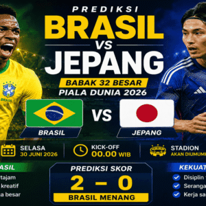 Nonton Brasil vs Jepang Gratis: Link Live Streaming Babak 32 Besar Piala Dunia 2026 Malam Ini