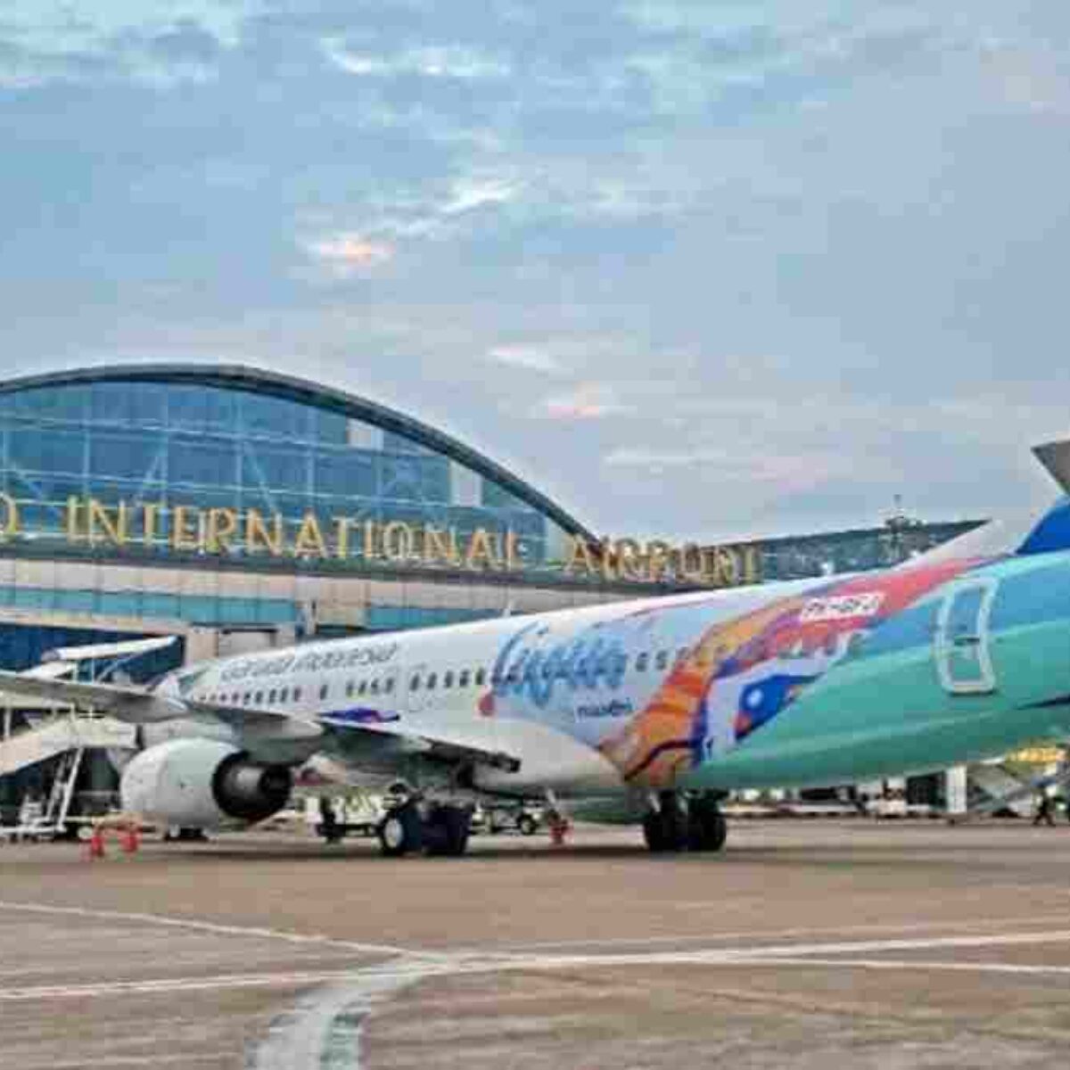 Bandara Supadio Pontianak di Kabupaten Kubu Raya, Kalimantan Barat, yang akan membuka rute penerbangan internasional baru.