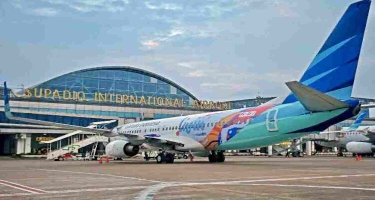 Bandara Supadio Pontianak di Kabupaten Kubu Raya, Kalimantan Barat, yang akan membuka rute penerbangan internasional baru.