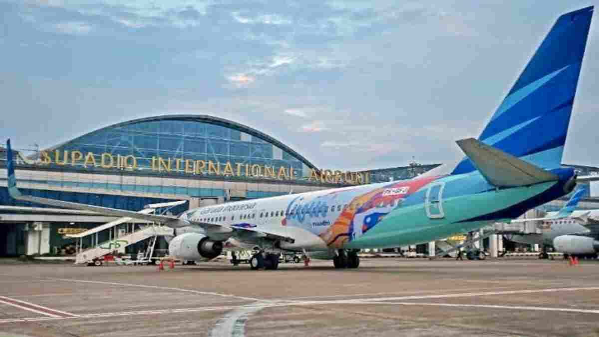 Bandara Supadio Pontianak di Kabupaten Kubu Raya, Kalimantan Barat, yang akan membuka rute penerbangan internasional baru.