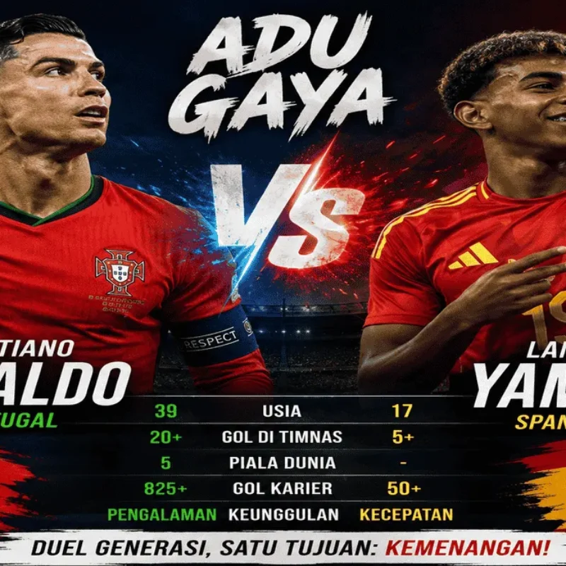 Portugal vs Spanyol, Duel Sengit Ronaldo dan La Roja di Piala Dunia 2026