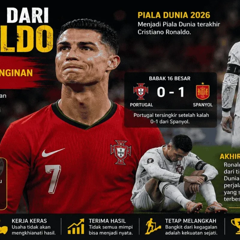Belajar dari Cristiano Ronaldo: Bahkan Sang Legenda Tak Selalu Mendapatkan Akhir yang Diimpikan