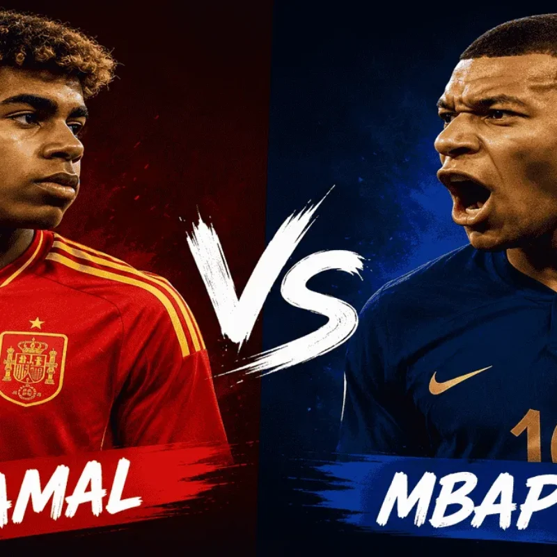 Yamal atau Mbappé menjadi sorotan utama semifinal Piala Dunia 2026. Simak perbandingan statistik, kekuatan, prediksi skor, dan siapa yang lebih berpeluang membawa Spanyol atau Prancis ke final.