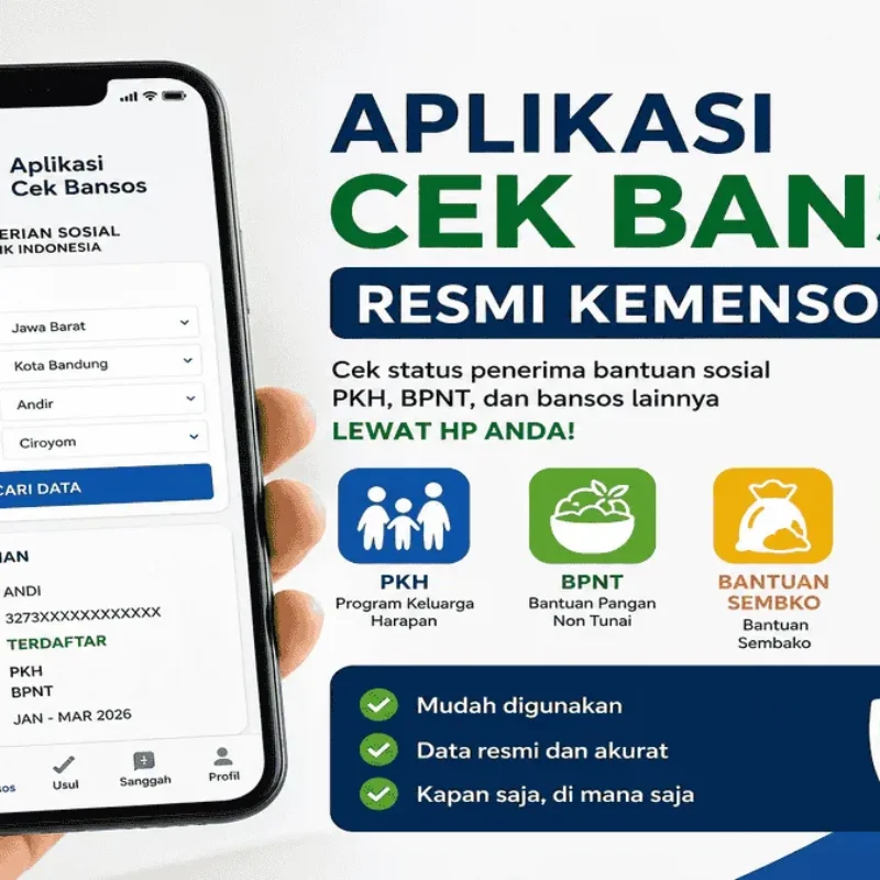 Aplikasi Cek Bansos 2026 Resmi Kemensos, Cara Cek Nama Penerima BPNT dan PKH Lewat HP