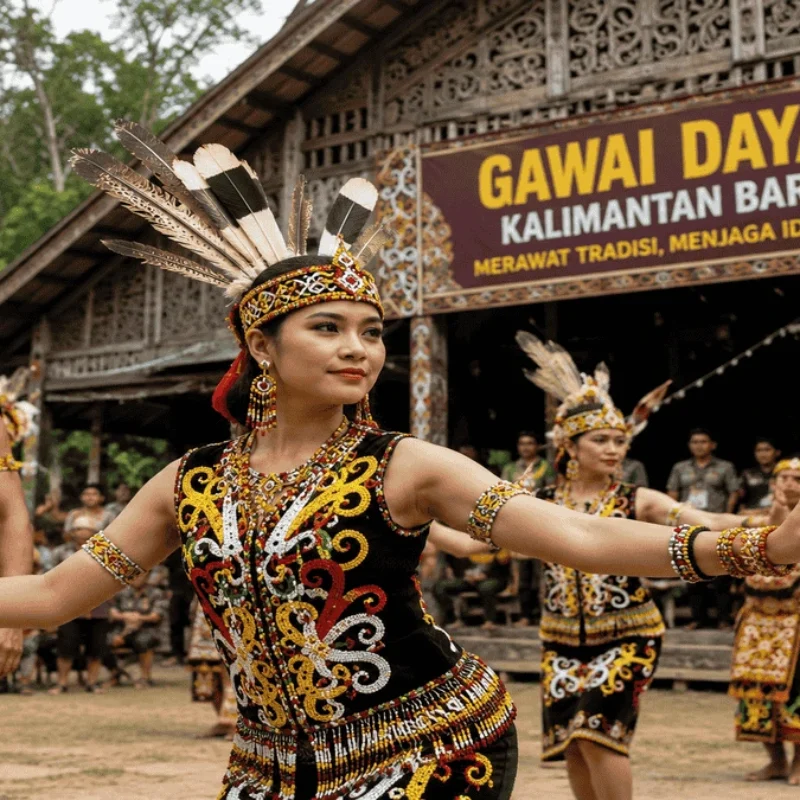 Tradisi Unik Suku Dayak di Kalimantan Barat Masih Dilestarikan Hingga Kini