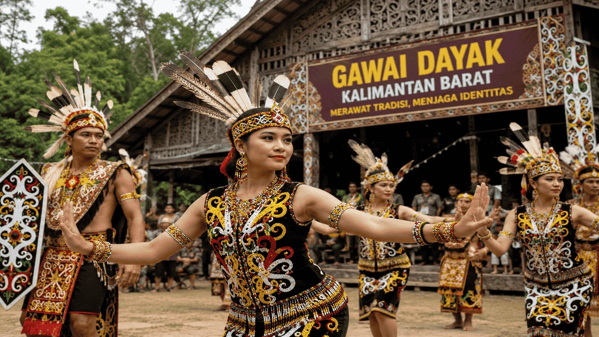 Tradisi Unik Suku Dayak di Kalimantan Barat Masih Dilestarikan Hingga Kini