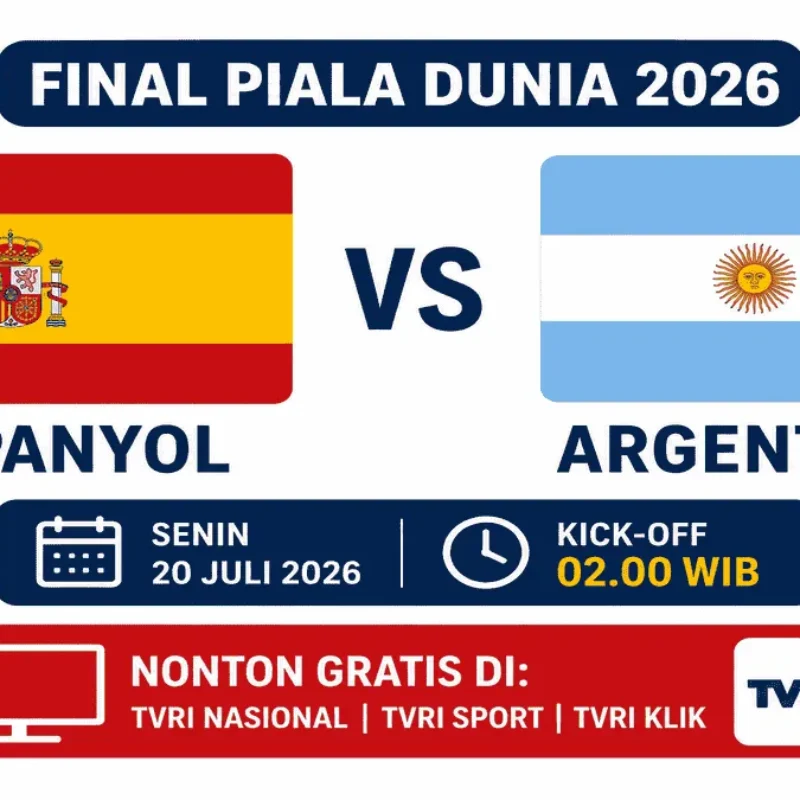 Live Nonton Spanyol vs Argentina Gratis: Final Piala Dunia 2026 Pertarungan Dua Revolusi Sepak Bola