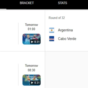 dwal Piala Dunia 2026 Sabtu 4 Juli Argentina vs Tanjung Verde
