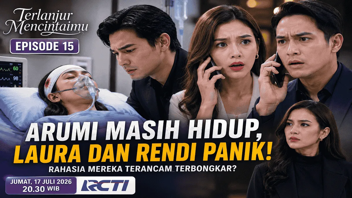 sinopsis-terlanjur-mencintaimu-episode-15-arumi-selamat Sinopsis Terlanjur Mencintaimu Episode 15: Arumi Selamat, Rahasia Laura dan Rendi Terancam Terbongkar
