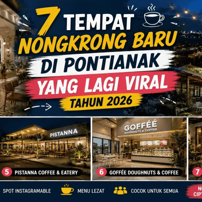 7 Tempat Nongkrong Baru di Pontianak yang Lagi Viral Tahun 2026