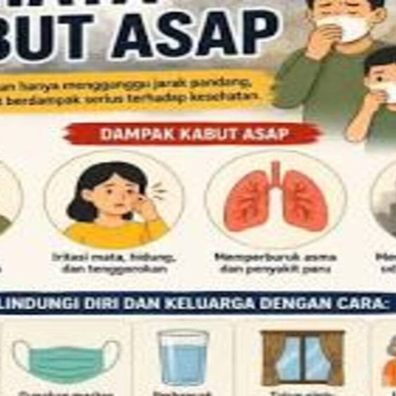 Bahaya Kabut Asap Karhutla bagi Kesehatan, Jangan Anggap Sepele