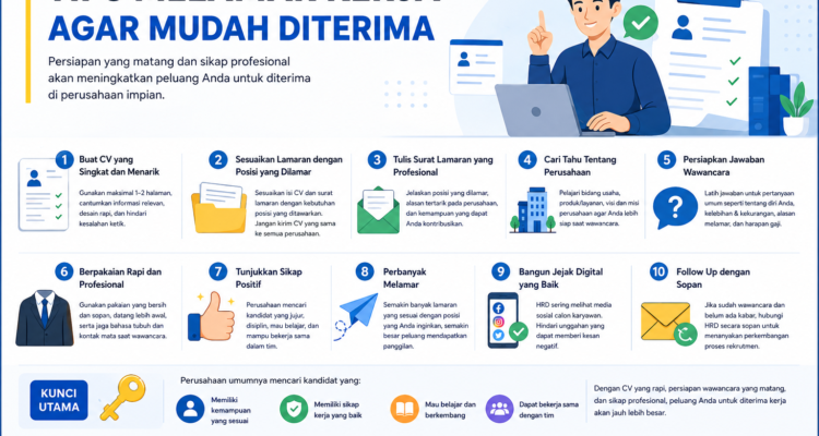 Tips Melamar Kerja Agar Mudah Diterima Terbaru 2026
