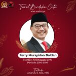 Lasarus Turut Berduka atas Wafatnya Ferry Mursyidan Baldan