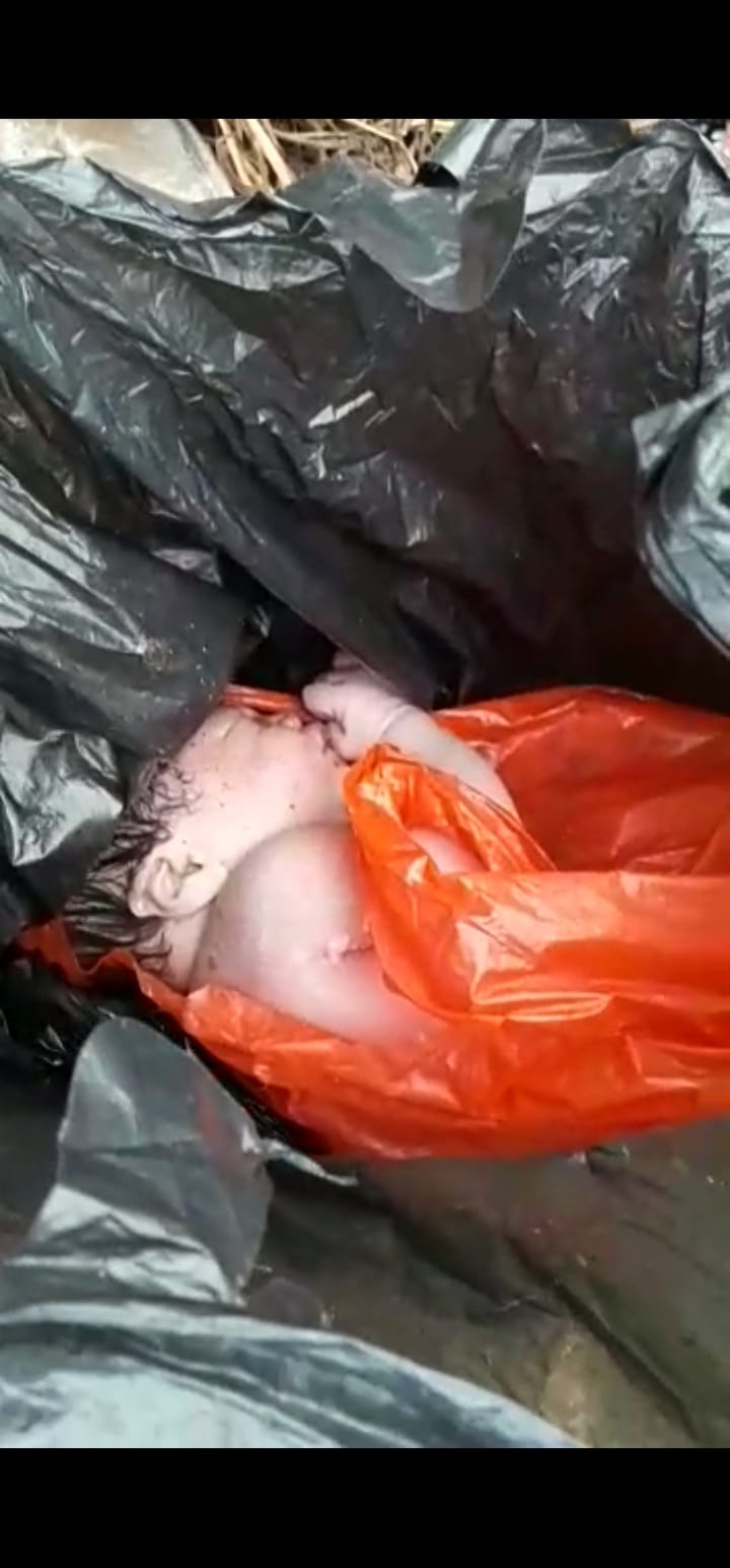Warga Temukan Bayi di Tempat Sampah di Sungai Raya Dalam