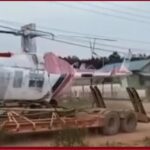 Helikopter BNPB  Diangkut Pakai Tronton dari Sanggau ke Pontianak